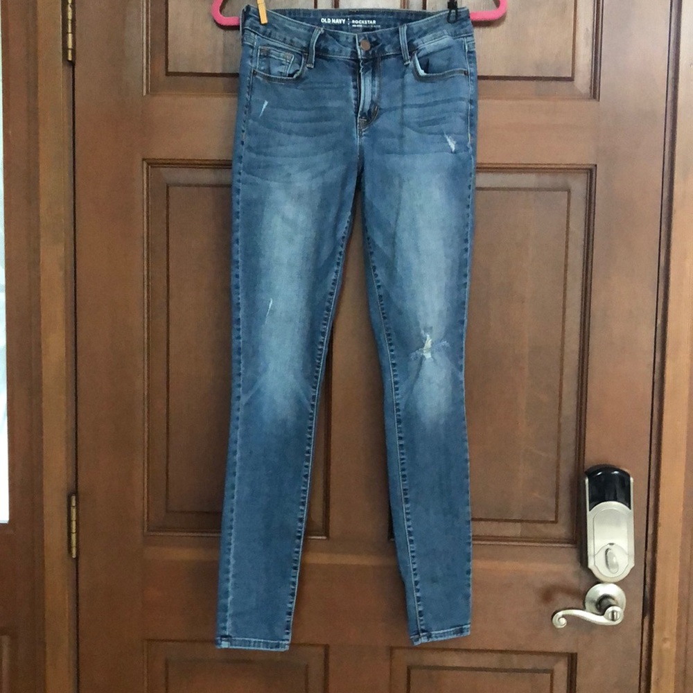 Old Navy Rockstar Mid-Rise Skinny Jeans